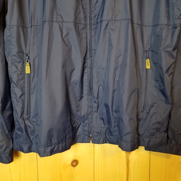 Sperry Top-Sider Nylon Mesh Lined Windbreaker Zip Front Running Jacket - Picture 3 of 13
